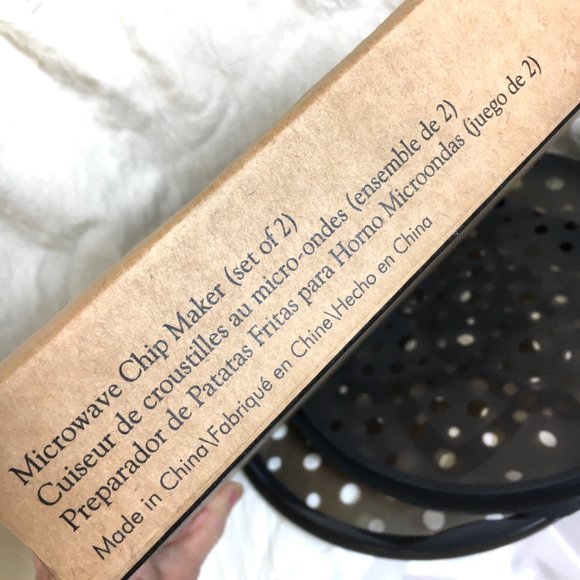 PAMPERED CHEF Microwave Chip Maker Set of Two EUC - Picture 7 of 10